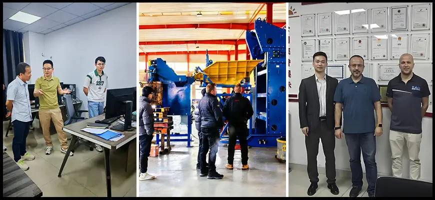 VRV vibrating screen manufacturer customer cooperation site