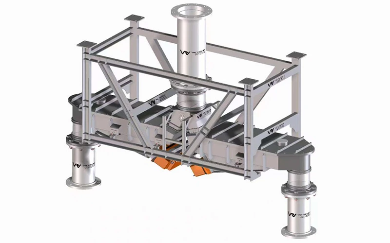 vibrating feeder with customizable trough for precision material dosing and feeding