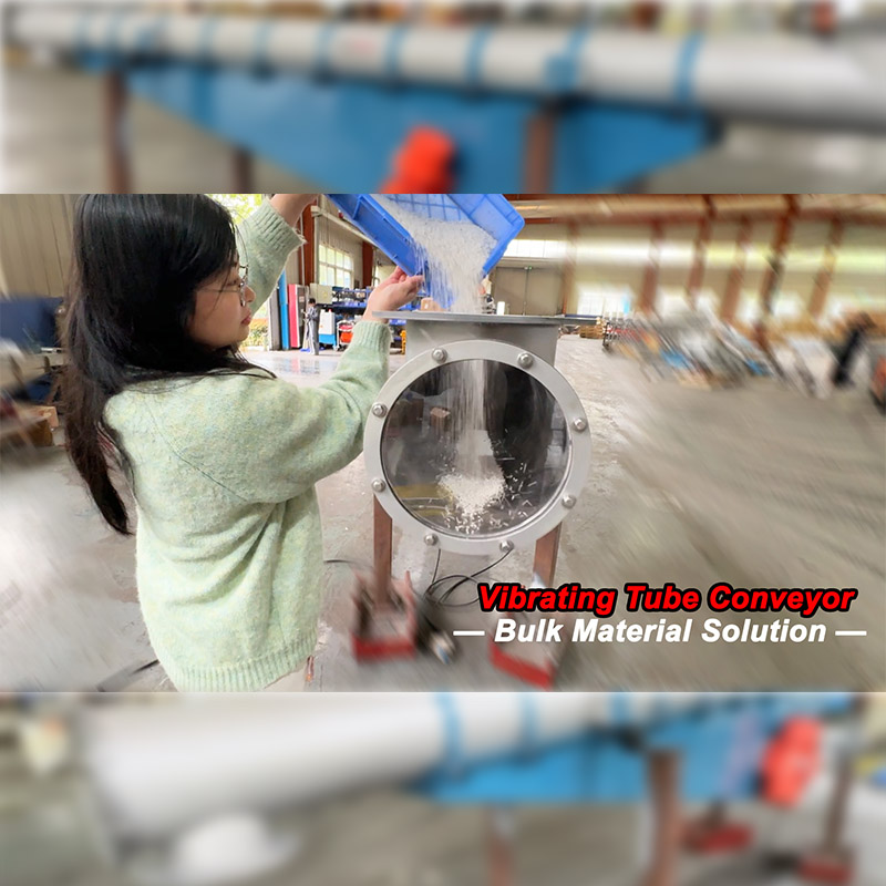 ឧបករណ៍បញ្ជូនបំពង់រំញ័រ៖ ដំណោះស្រាយចុងក្រោយសម្រាប់ការដឹកជញ្ជូនសម្ភារៈបរិមាណស្អាត និងស្រាល